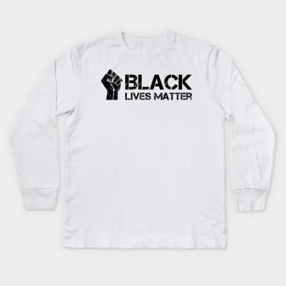 Black Lives Matter Design for Boys Men Girls Women Kids Kids Long Sleeve T-Shirt